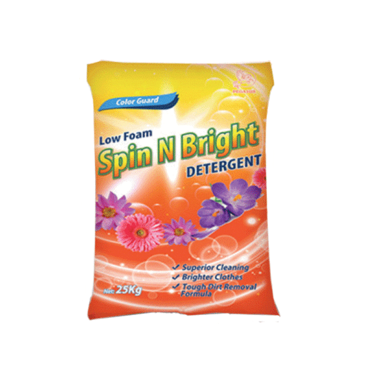 Spin N’ Brite LF (Low Foam Detergent) Low Alkaline Detergent Pegasus